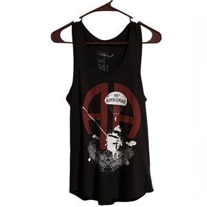 Nine Line 82nd Airborne Tank Top Medium Black OOP